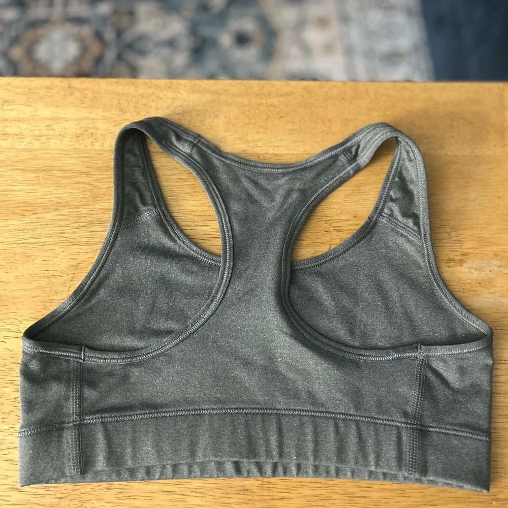 Nike Women's Olive Sports Bra - Picture 2 of 3